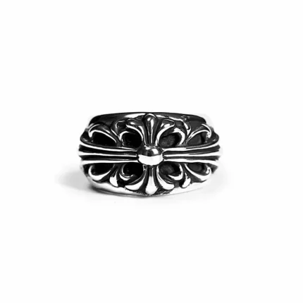 CH FLORAL CROSS RING
