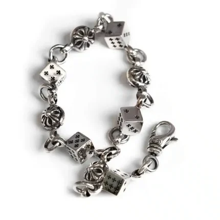 CH DICE AND CROSSBALL BRACELET
