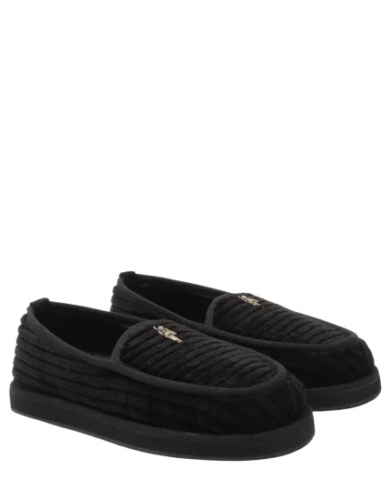 Chrome Hearts Corduroy Dagger Loafers