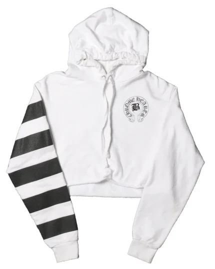 Chrome Hearts Bella Hadid Cropped Hoodie