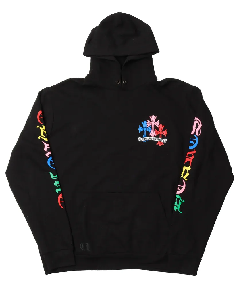 Chrome Hearts Multicolor Cross Hoodie Chrome Hearts Multicolor Cross Hoodie