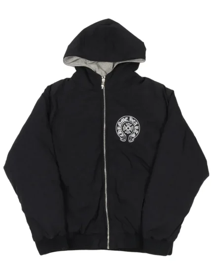 Chrome Hearts Reversible Scroll & Horseshoe Logo Jacket