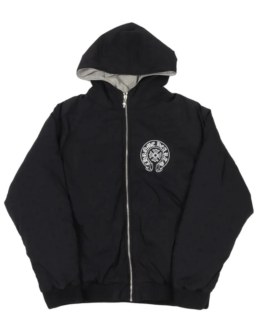 Chrome Hearts Reversible Scroll & Horseshoe Logo Jacket Chrome Hearts Reversible Scroll & Horseshoe Logo Jacket