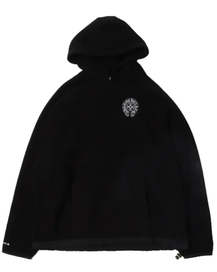 Chrome Hearts Fleece Horseshoe Logo Hoodie