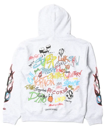 Chrome Hearts Grey Matty Boy "Brain" Hoodie