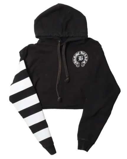 Chrome Hearts Bella Hadid Cropped Hoodie
