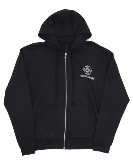 Chrome Hearts Malibu Plus Cross Zip-Up Hoodie