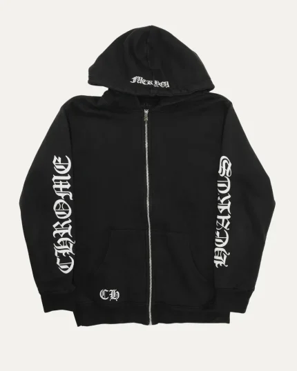 Chrome Hearts Thermal Lined Zip Up Hoodie