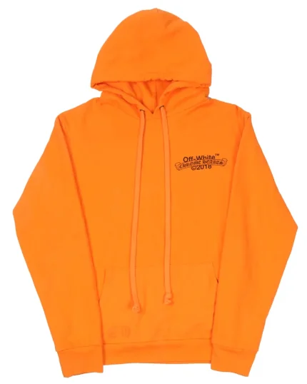 Chrome Hearts Off-White Orange Hoodie