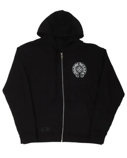 Chrome Hearts Horseshoe Zip Up Hoodie