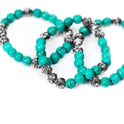 CH TURQUOISE BEAD BRACELET