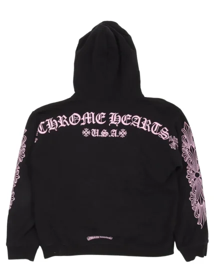 Chrome Hearts Friends & Family Pink Hoodie