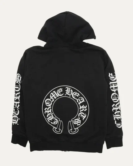 Chrome Hearts Thermal Lined Zip Up Hoodie