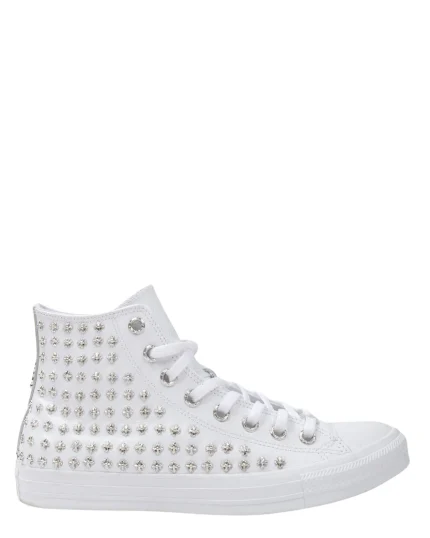 Chrome Hearts Embellished Leather Chuck Taylor Converse