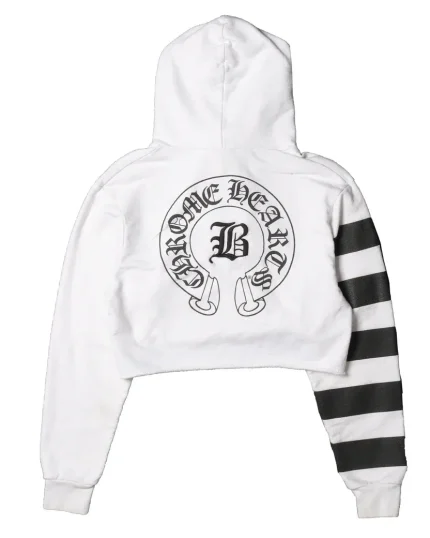 Chrome Hearts Bella Hadid Cropped Hoodie