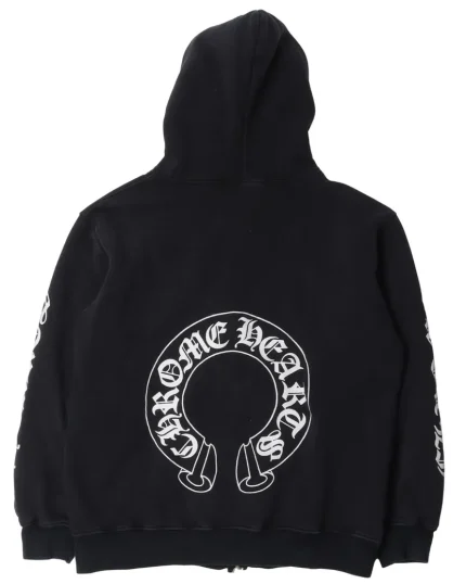 Chrome Hearts Thermal Lined Zip Up Hoodie