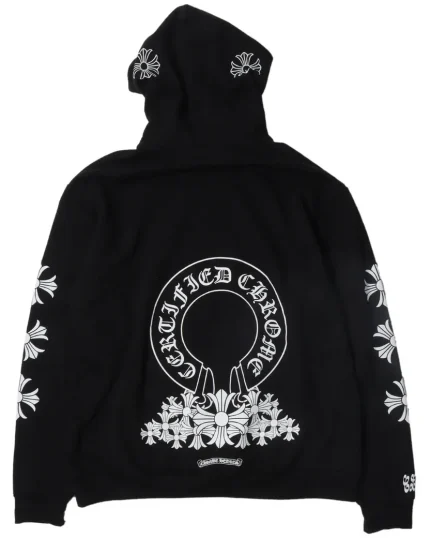 Chrome Hearts Drake Cemetery Cross Hoodie