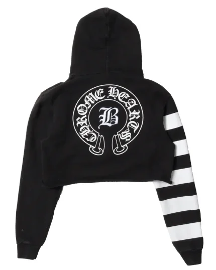 Chrome Hearts Bella Hadid Cropped Hoodie