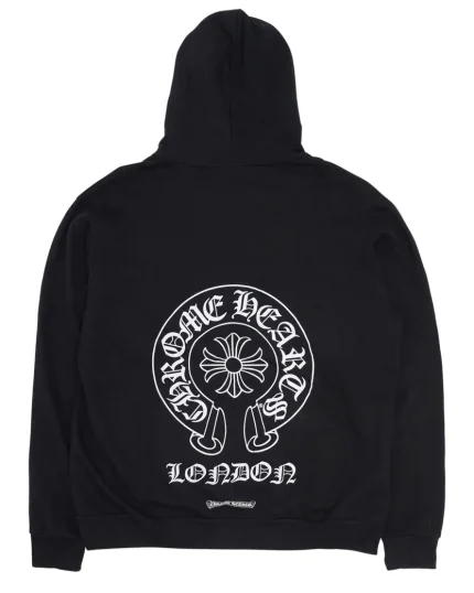 Chrome Hearts London Horseshoe Logo Hoodie