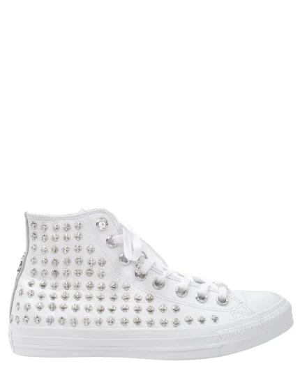 Chrome Hearts Embellished Leather Chuck Taylor Converse
