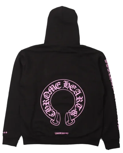 Chrome Hearts Web Exclusive Horseshoe Logo Zip-Up Hoodie