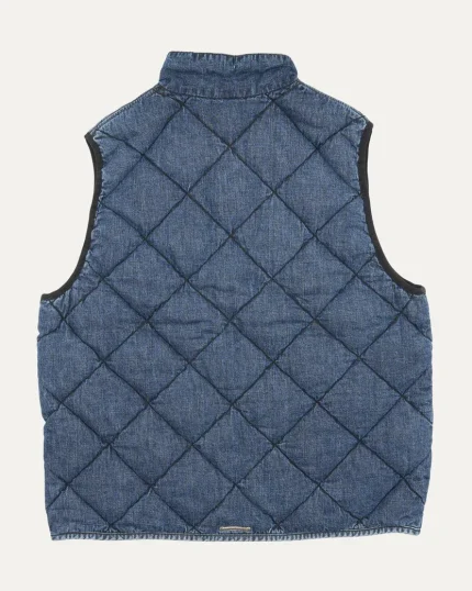 Chrome Hearts Teenage Kicks Quilted Denim Vest