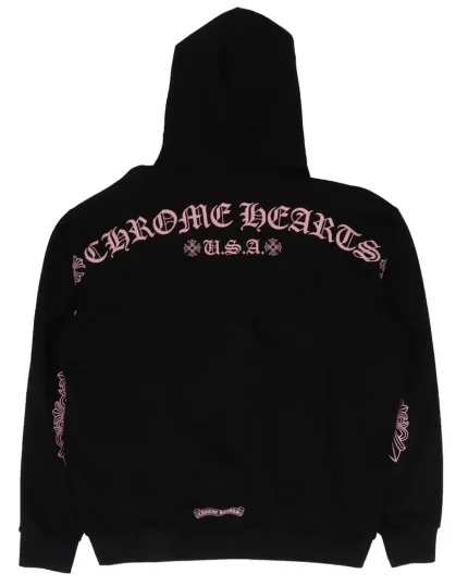 Chrome Hearts Friends & Family Script Logo Hoodie