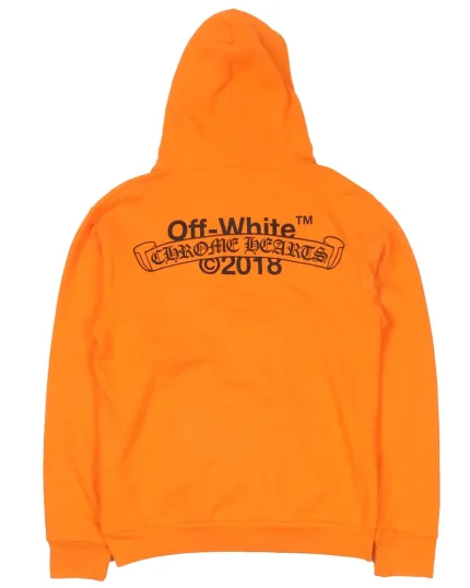 Chrome Hearts Off-White Orange Hoodie