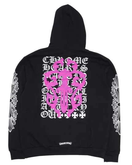Chrome Hearts Eyechart Dagger Logo Hoodie
