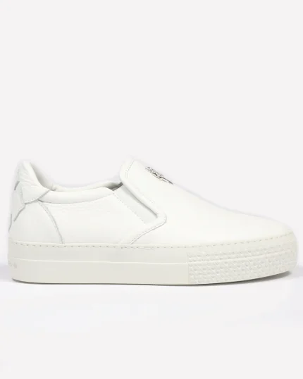 Chrome Hearts Dagger Embellished Leather Slip-Ons