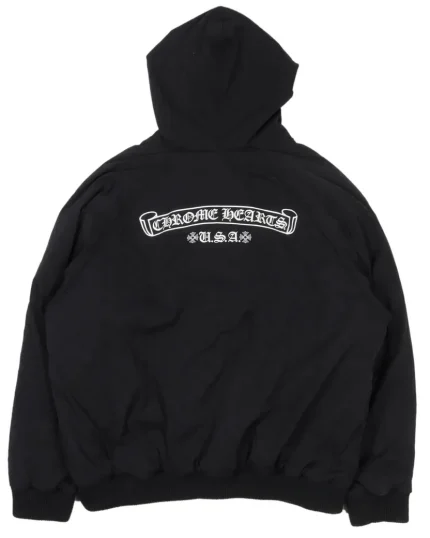 Chrome Hearts Reversible Scroll & Horseshoe Logo Jacket