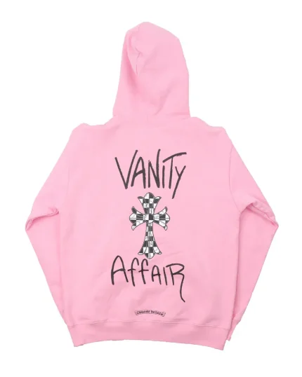 Chrome Hearts Matty Boy 'VANITY AFFAIR' Logo Hoodie pink