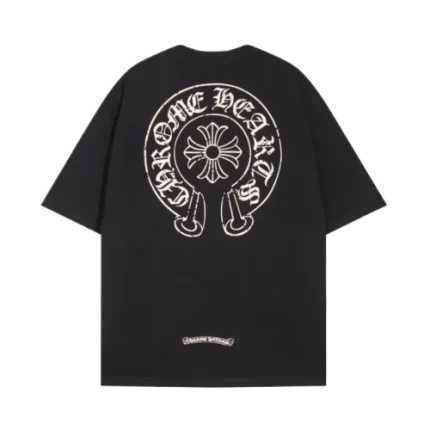 33 Chrome Hearts Logo Black T-Shirt