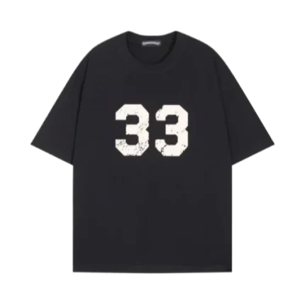 33 Chrome Hearts Logo Black T-Shirt