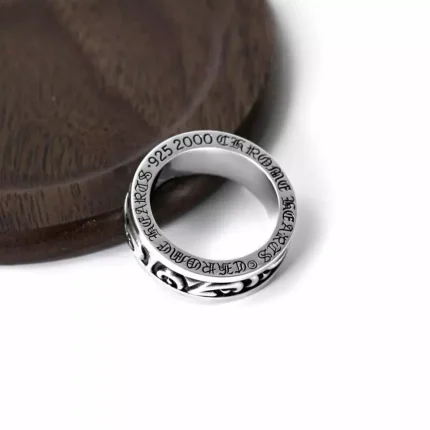 CH SCROLL SPINNER RING