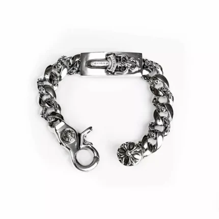 CH DAGGER ID FANCY LINK CLIP BRACELET