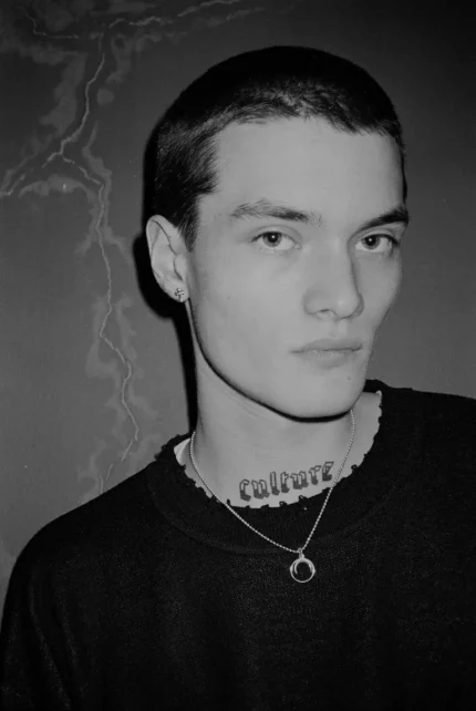 Chrome Hearts Cross Baby Fat Stud Pierce Earrings