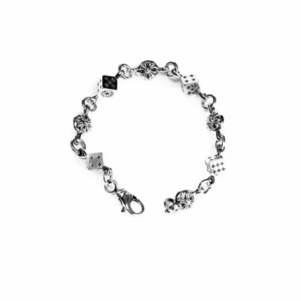 CH DICE AND CROSSBALL BRACELET