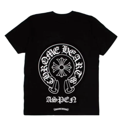 Chrome Hearts Sanskrit Letters Cross Black T-Shirt