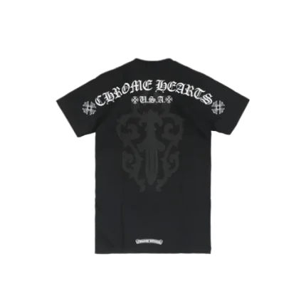 Black Chrome Hearts Shirt Shoe Logo