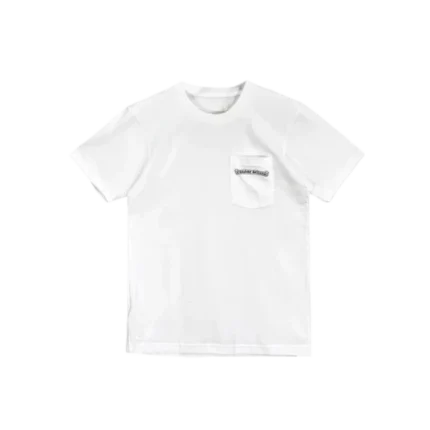 White chrome hearts logo shirt