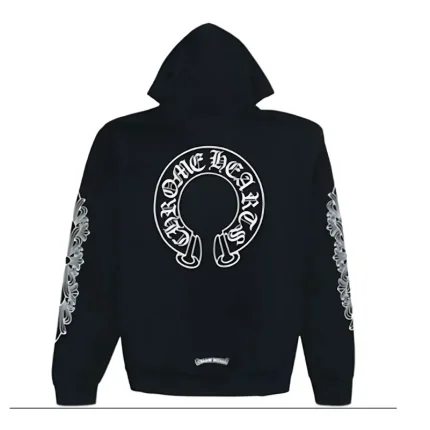 Chrome Hearts Horse Shoe Floral Hoodie