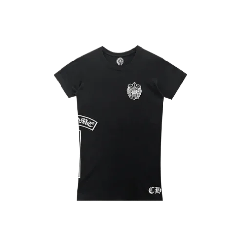 Black-TBar-Fleur-Logo-Short-Sleeve-Tee Chrome Hearts TBar Fleur Logo Short Sleeve T Shirt