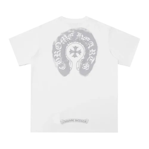 CHROME-HEART-Double-Shade-Logo-1 Chrome Heart Double Shade Logo T-Shirt White