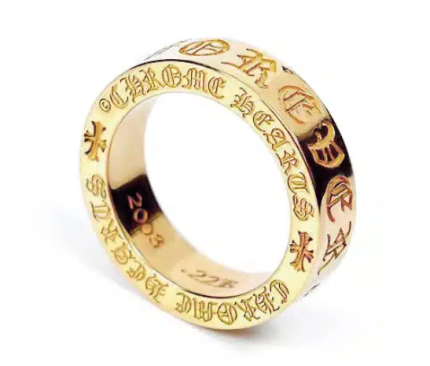 CHROME HEARTS FOREVER RING GOLD – 22K MADE TO ORDER