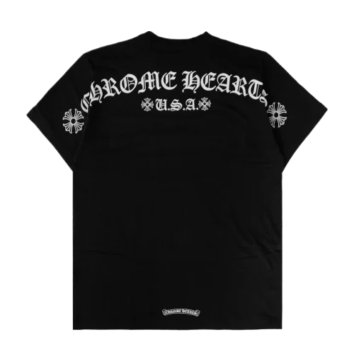 CHROME-HEARTS-LOGO-TEE-1 Chrome Hearts USA Logo T-Shirt With Pocket