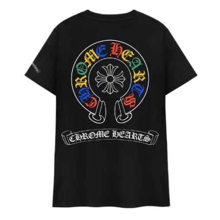 Chrome Hearts Multicolor Horse Shoe Logo T-Shirt
