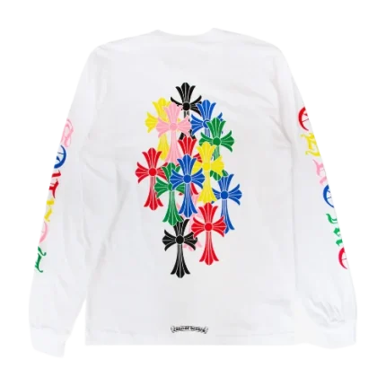 Chrome Hearts Multicolor Cross Long Sleeve T-Shirt