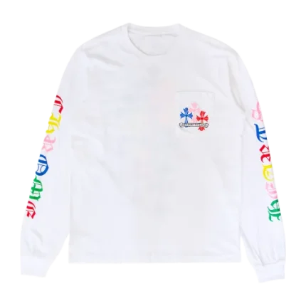 Chrome Hearts Multicolor Cross Long Sleeve T-Shirt