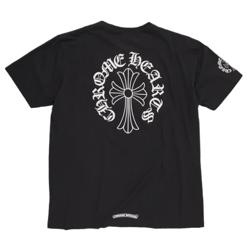 CHROME-HEARTS-NECK-LOGO-TEE-1 Chrome Hearts Neck Logo Pocket T-Shirt